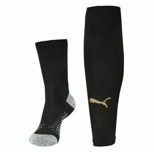 Puma TEAM SKS PLAIN SOCKS PROMO Fotbalové štulpny, černá, velikost obraz