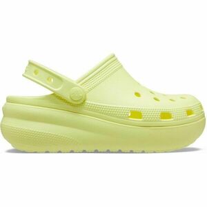 Crocs CLASSIC CROCS CUTIE CLOG K Dětské pantofle, žlutá, velikost 32/33 obraz