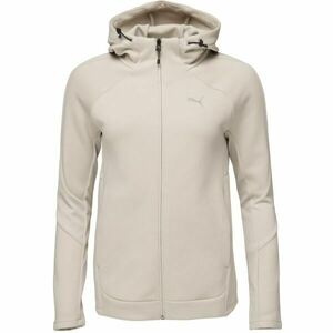 Puma EVOSTRIPE FULL ZIP HOODY Dámská mikina, béžová, velikost obraz