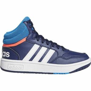 adidas HOOPS 3.0 MID K Dětské tenisky, tmavě modrá, velikost 38 2/3 obraz