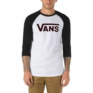 Vans CLASSIC RAGLAN Pánské tričko, bílá, velikost obraz