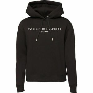 Tommy Hilfiger MODERN REG CORP LOGO HOODIE Dámská mikina, černá, velikost obraz