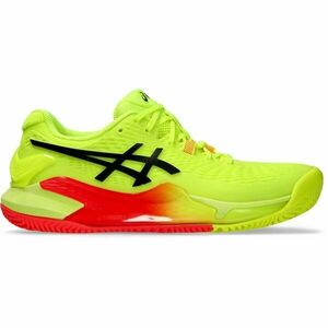 ASICS GEL-RESOLUTION 9 CLAY PARIS W Dámská tenisová obuv, reflexní neon, velikost 38 obraz