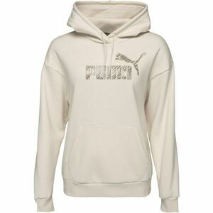 Puma ESSENTIALS+ ANIMAL HOODIE Dámská mikina s kapucí, béžová, velikost obraz