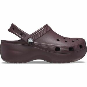 Crocs CLASSIC PLATFORM CLOG W Dámské pantofle, vínová, velikost 41/42 obraz