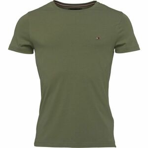 Tommy Hilfiger STRETCH SLIM FIT Pánské triko, khaki, velikost obraz