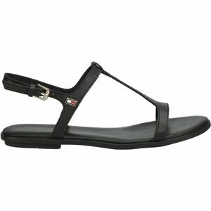 Tommy Hilfiger TH FLAT SANDAL Dámské sandály, černá, velikost obraz