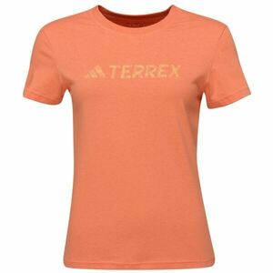 adidas TERREX CLASSIC LOGO TEE Dámské triko, lososová, velikost obraz