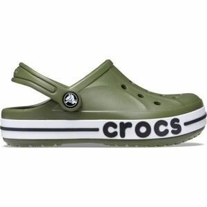 Crocs BAYABAND CLOG K Dětské pantofle, khaki, velikost 32/33 obraz