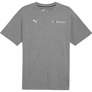 Puma BMW M MOTORSPORT ESSENTIALS+ LOGO TEE Pánské triko, šedá, velikost obraz