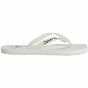 Calvin Klein BEACH SANDAL LOGO Pánské žabky, bílá, velikost obraz