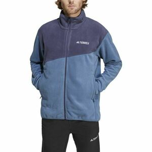 adidas TERREX MULTI FULL-ZIP FLEECE Pánská fleecová bunda, modrá, velikost obraz