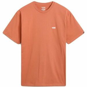 Vans MN LEFT CHEST LOGO TEE Pánské tričko, oranžová, velikost obraz