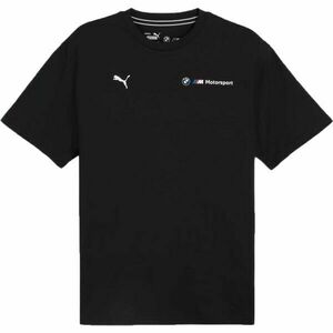 Puma BMW M MOTORSPORT ESSENTIALS+ LOGO TEE Pánské triko, černá, velikost obraz