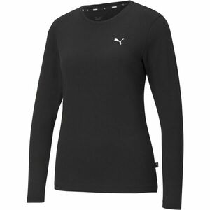 Puma ESSENTIALS LONG SLEEVE TEE Dámské triko, černá, velikost obraz