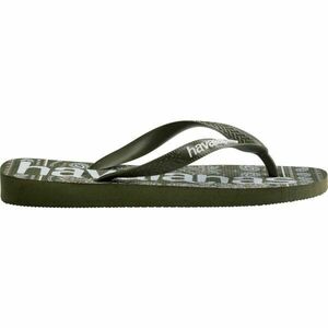 HAVAIANAS TOP LOGO MANIA FASHION Unisex žabky, khaki, velikost 45/46 obraz