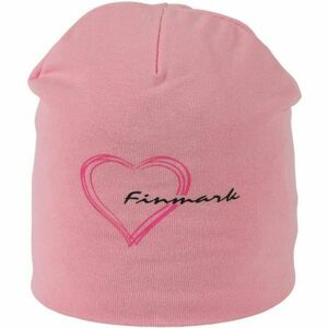 Finmark CHILDREN’S HAT Zimní čepice, růžová, velikost obraz