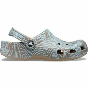 Crocs CLASSIC TOPOGRAPHIC CLOG Unisex nazouváky, khaki, velikost 41/42 obraz