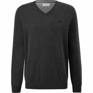 s.Oliver RL KNITTED PULLOVER V-NECK NOOS Pánský svetr, tmavě šedá, velikost obraz