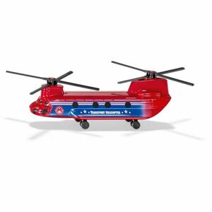 SIKU TRANSPORT HELICOPTER Dopravní vrtulník, červená, velikost obraz