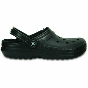 Crocs CLASSIC FUZZ LINED CLOG Dámské nazouváky, černá, velikost 36/37 obraz