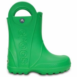 Crocs HANDLE IT RAIN BOOT KIDS Dětské holínky, zelená, velikost 25/26 obraz