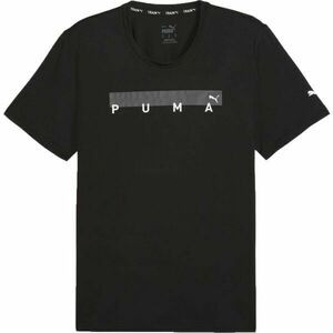 Puma ENERGY CLOUDSPUN GRAPHIC TEE Pánské sportovní triko, černá, velikost obraz