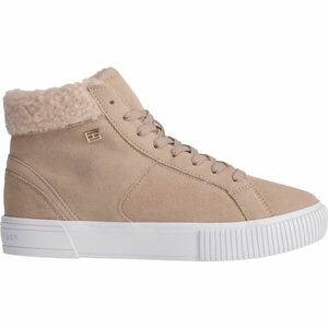 Tommy Hilfiger VULC SUEDE SNEAKER HI Dámské tenisky, béžová, velikost obraz