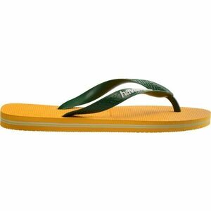 HAVAIANAS BRASIL LOGO Unisex žabky, žlutá, velikost 41/42 obraz