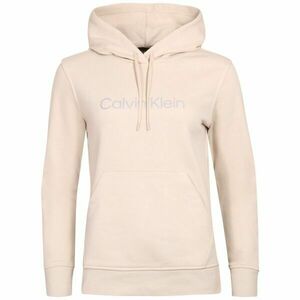 Calvin Klein PULLOVER HOODY Dámská mikina, béžová, velikost obraz