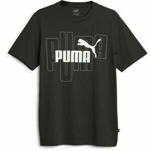 Puma ESSENTIALS + CAMO GRAPHIC TEE Pánské triko, černá, velikost obraz