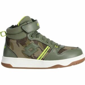 Lotto ROCKET AMF III MID CAMO CL S Dětské kotníkové boty, khaki, velikost obraz