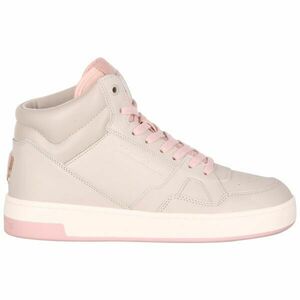 Calvin Klein BASKET CUPSOLE MID LTH-PU Dámské kotníkové tenisky, růžová, velikost obraz