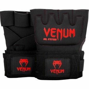 Venum KONTACT GEL GLOVE WRAPS Rukavice, černá, velikost obraz