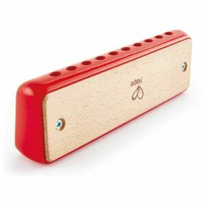 HAPE HARMONICA Foukací harmonika, červená, velikost obraz