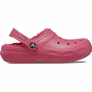 Crocs CLASSIC FUZZ LINED CLOG Dámské nazouváky, růžová, velikost 41/42 obraz