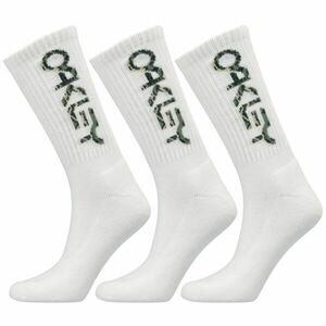 Oakley B1B SOCKS 2.0 (3 PCS) Ponožky, bílá, velikost obraz