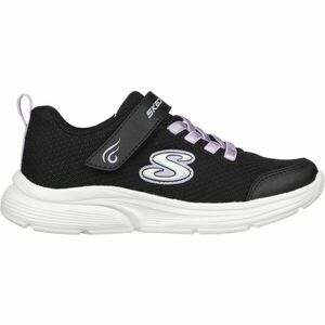 Skechers WAVY LITES Dětská vycházková obuv, černá, velikost obraz