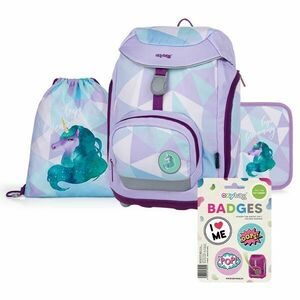 Oxybag SHERPY UNICORN Školní set, fialová, velikost obraz