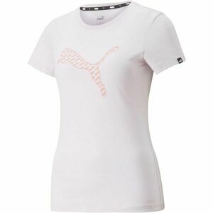 Puma POWER GRAPHIC TEE Dámské sportovní triko, růžová, velikost obraz