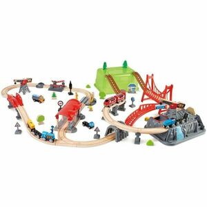 HAPE TRAIN TRACK WITH TOY BOX Vláčkodráha, mix, velikost obraz