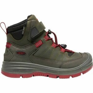 Keen REDWOOD MID WP YOUTH Dětská obuv, khaki, velikost 32/33 obraz