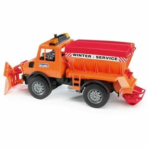 BRUDER MB UNIMOG Zimní úklidové vozidlo, oranžová, velikost obraz