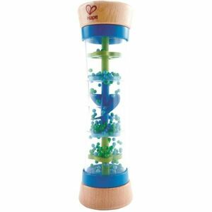 HAPE RAIN BEADS Chrastítko, modrá, velikost obraz