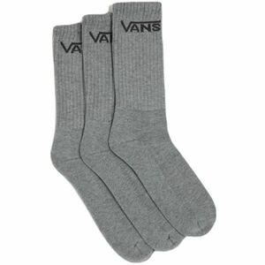 Vans CLASSIC CREW 3PK Pánské ponožky, šedá, velikost obraz