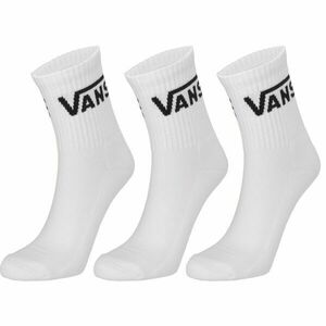 Vans CLASSIC HALF CREW 3PK Pánské ponožky, bílá, velikost obraz