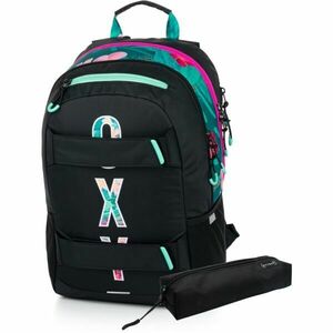 Oxybag SPORT TROPIC Školní batoh, černá, velikost obraz