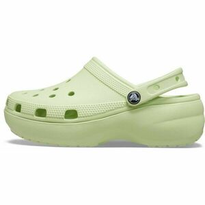 Crocs CLASSIC PLATFORM CLOG W Dámské pantofle, zelená, velikost 36/37 obraz