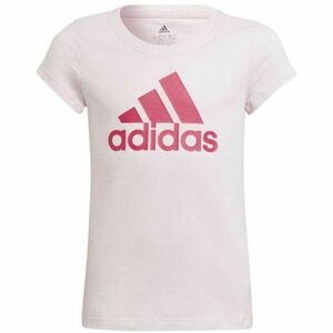 adidas BIG LOGO TEE Dívčí tričko, růžová, velikost obraz