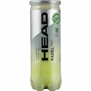 Head HEAD PADEL PRO 3B Míče na padel, žlutá, velikost obraz